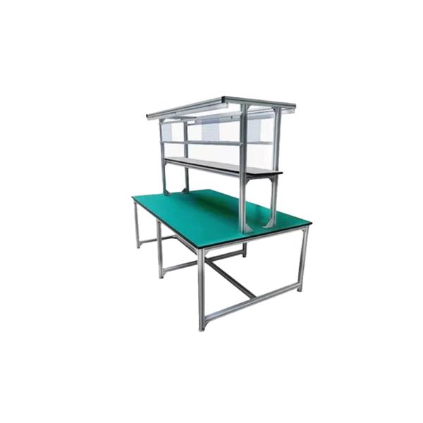 Aluminum Profile Anti-Static Workbench Single-Sided Lighted Workshop Packaging Table