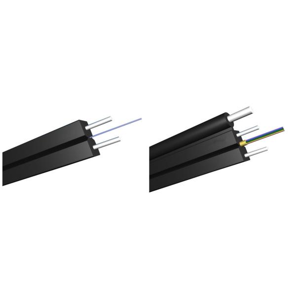 Indoor Singlemode GJYXCH FTTH Flat Drop Cable With G657A2 Optical Fiber