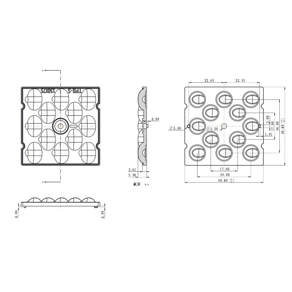 7W 6S2P Solar Garden Light PCB Board 3030SMD Customized Module
