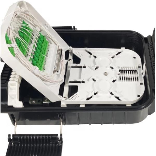 16 Core Fiber Optic Distribution Box PC ABS Material For FTTH FTTB FTTX