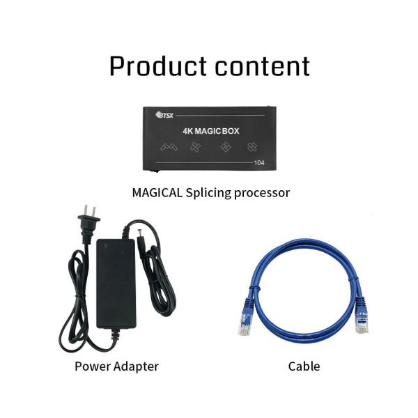 4K Magic Box Video Wall Controller HDMI 4K60 1Input 4 Output Playback Control Entertainment Cultural Tourism