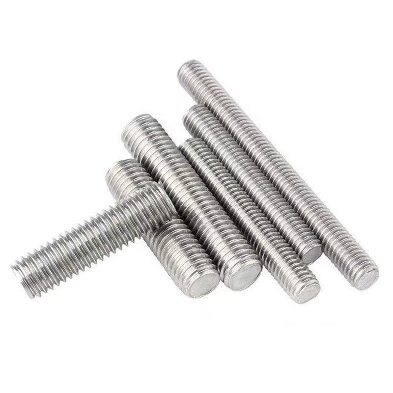 Customized Stainless Steel DIN 976 Threaded Bar Rods Bolt and Nuts Full Threaded Metric System Direct with ODM Support
