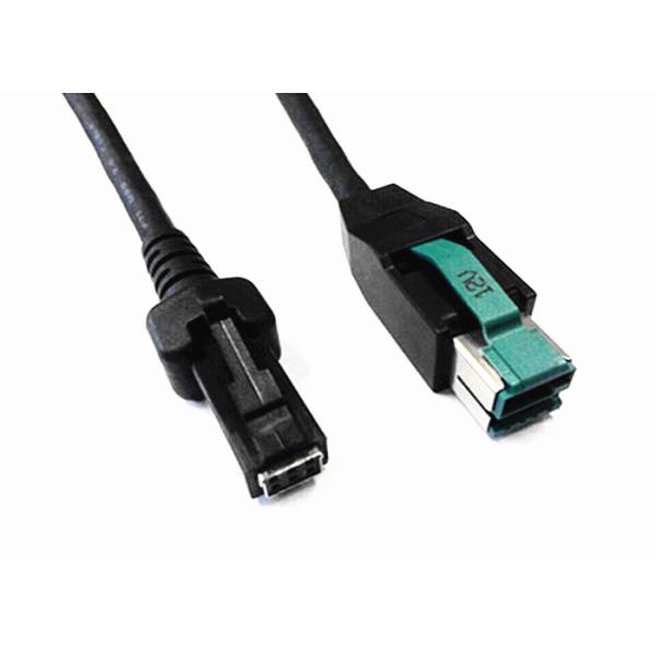 POS System 12V Double Ended USB Cable Copper Core Wire With 3.8M Length