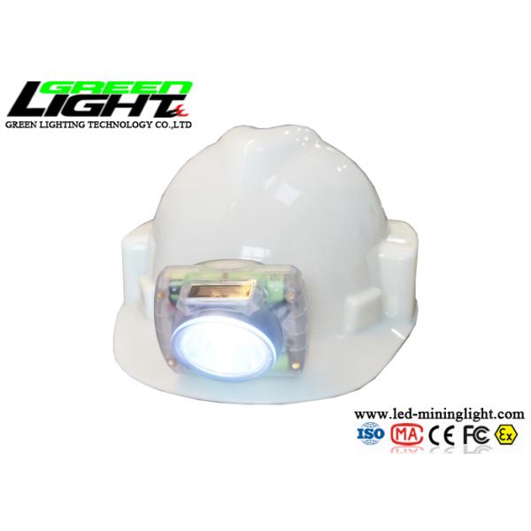 Fire Resistant Cordless Cap Lamp Anti Explosive 15000lux Transparent PC