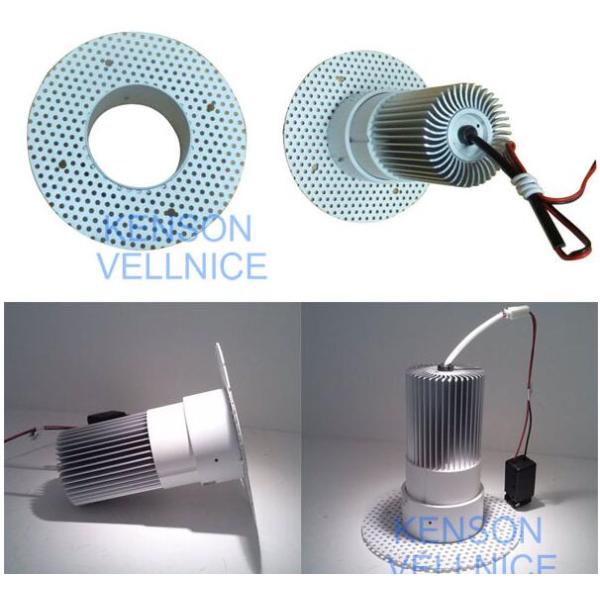 Trimless Round Shape LED Recessed Downlight 15W Deep Inside Antiglared Function Dia 136mmxH130mm