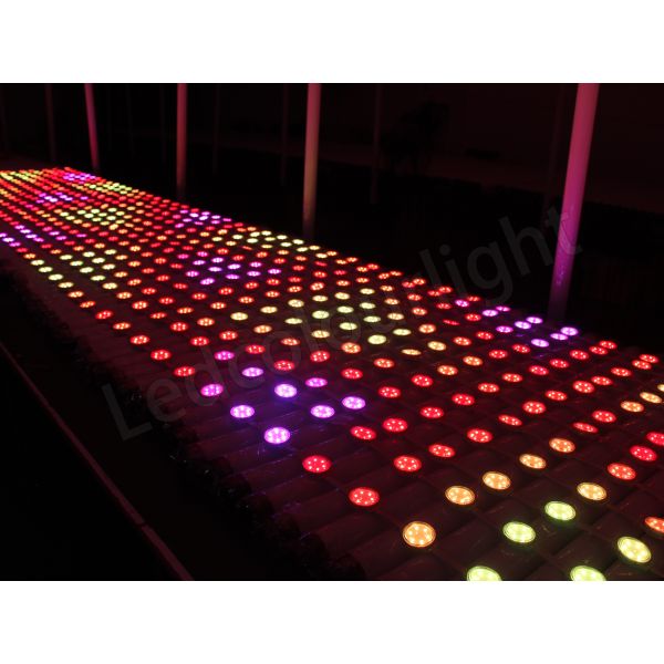 IP66 DC24V 40mm RGB Pixel Dot String Light 1 Meter 10 LEDs