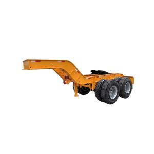 China Heavy Duty Full Cargo Trailer Dolly Trailer High Strength Full Thickness Drop Deck Semi Trailer For Sale In Mongolia on sale