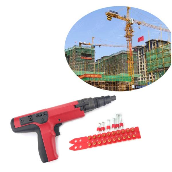 Versatile Adjustable Powder Actuated Tool for Furniture and Building Construction