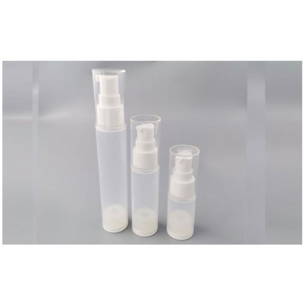 Empty AS Airless Lotion Pump Bottle For Cosmetic Packaging