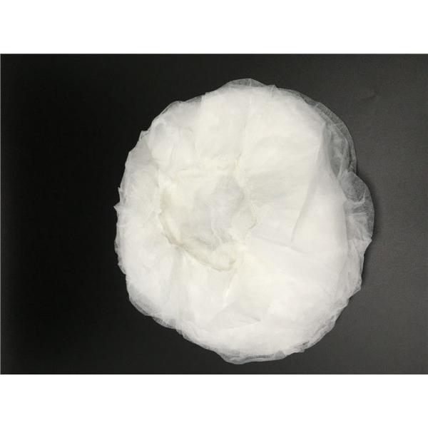 21" Polypropylene Bouffant Caps 10GSM For Examination / Cleanroom Environments