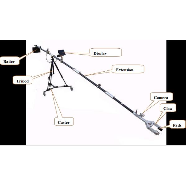 360 Degree Claw Rotation EOD Telescopic Manipulator With LCD Screen
