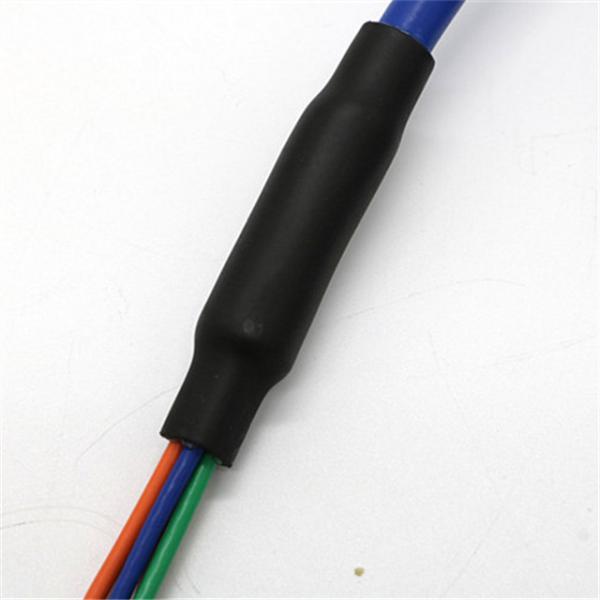 SC / UPC To LC / UPC Fiber Optic Patch Cord Multi Mode 4 Core LSZH Jacket SGS Approval