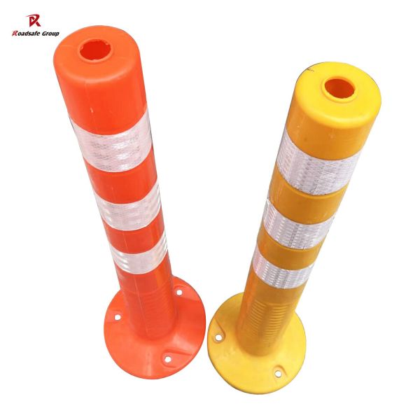 High Visibility Reflective Delineator Post for Highway Traffic Safety with Flexible PU Material