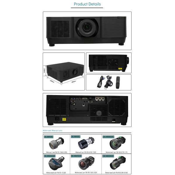 12000 Lumen High Brightness Large Venue Projector For Immersive Visuals