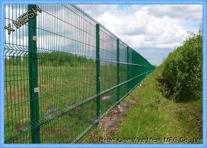 China Pvc Coated Wire Mesh Fence Panels , Metal Wire Fence Mesh Size 50*200mm on sale