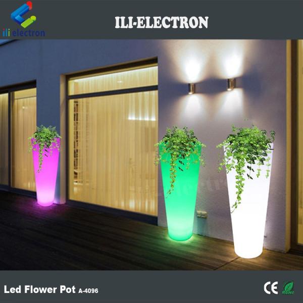 Outdoor Waterproof Led Flower Planters Touch Control Type