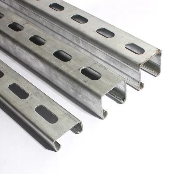 Standard Cable Trunking C Shape Channel For Professional Cable Management