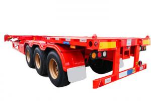 Quality 30T-60T Skeleton Container Semi Trailer BPW Cargo Container Chassis for sale