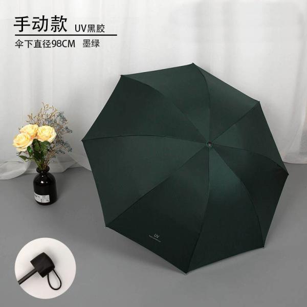 Minimalist Design Style Automatic Three Fold Ten Bone Folding Sun Windproof Umbrell