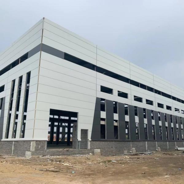 Industrial steel building construction
