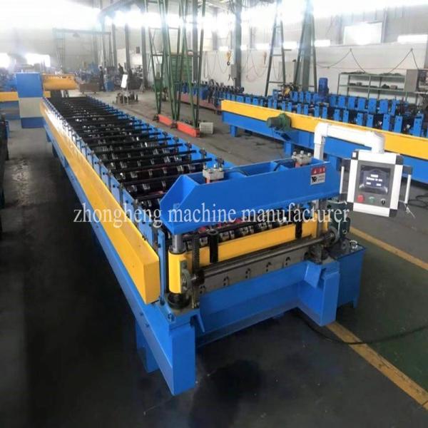 PPGI Metal Sheet Roof Tile Making Machine / Steel Roll Forming Machine