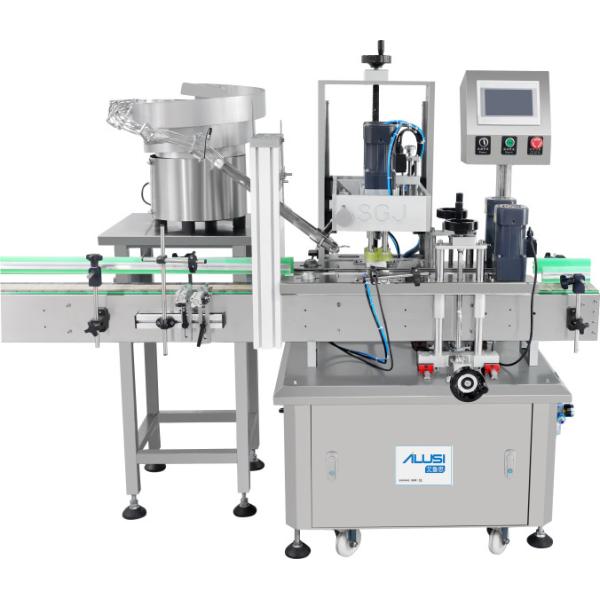 Automatic Dropping Module Feeding Machine And Hand Sanitizer Bottle Lid Capping Production Line