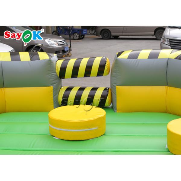 Inflatable Backyard Games 6m Crazy Inflatable Meltdown Machine Meltdown Wipeout Game For Amusement