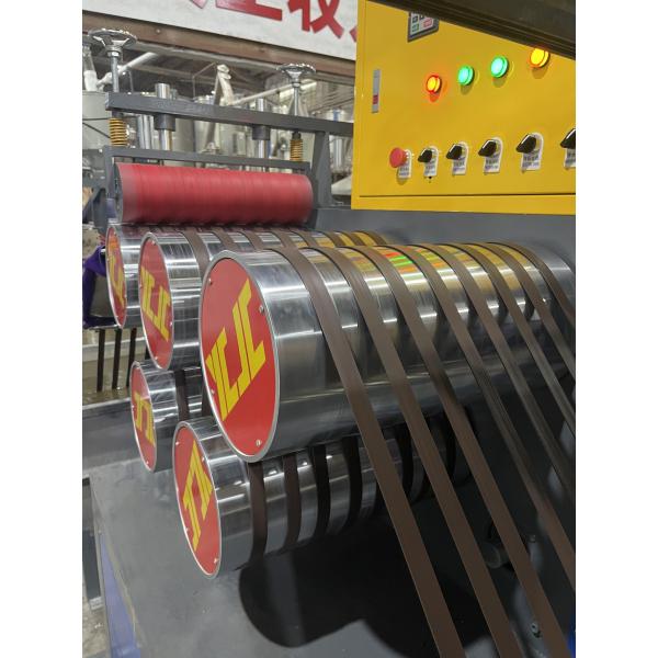 High Speed PP Strapping Roll Making Machine Adjustable Tension 110*3300 Screw