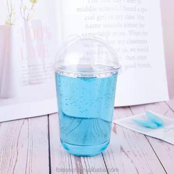 Provided Freely Sample PET/RPET Plastic Flat Dome Diamond Insert Lids for Cold Drink Cup