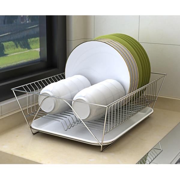 Single Layer Steel Kitchen Basket Rack