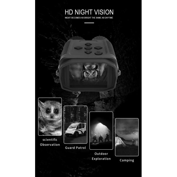 NVG 12MP Rechargeable Night Vision Scouting Device Long Range Binoculars Telescope