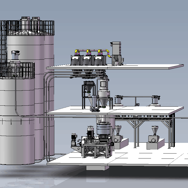Automatic Ingredient Batching System 1000Kg/H Capacity Intelligent PLC Control