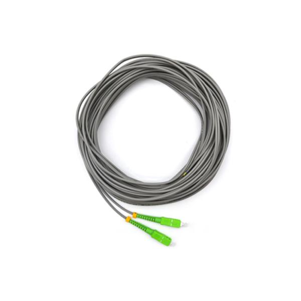 SC / APC Optical Fiber Pigtail Single Mode Simplex 2 Core 50M With LSZH Jacket