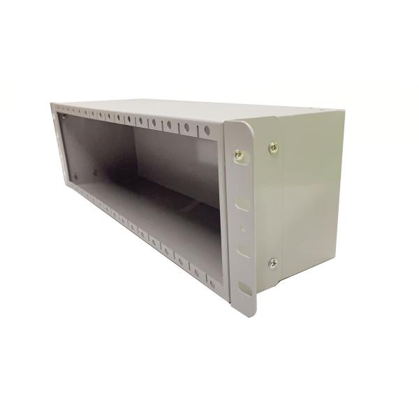 14 Slot 19'' 0.9mm PLC Fiber Optic Splitter Rack Mountable Patch Panel for Indoor Cabinet