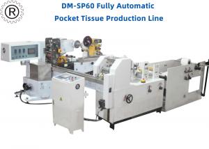 Quality Manual Single Lanes Pocket Tissue Paper Production Line With Automatic Packing Machine for sale