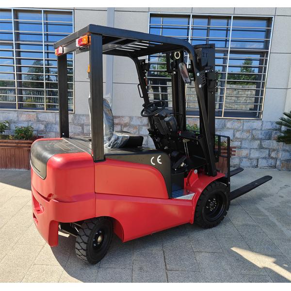 Durable 3meters 3tons Four Wheels Full Electric Forklift Suitable for large tonnage and high lifting with CE certificate