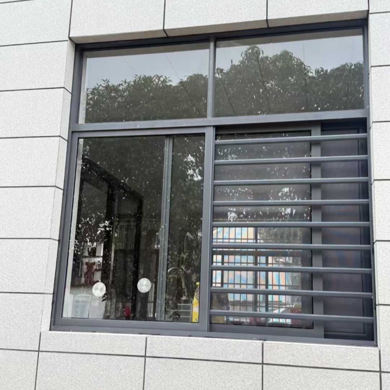 Double High Security Modern Kitchen Bathroom Glazed Sliding Windows Custom Exterior Thermal Break Aluminum Alloy Hotel