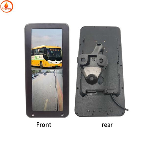 1080P Dual Lens DVR 12.3inch View Electronic Reversing Mirror Split View Replace Bus Outside Mirror