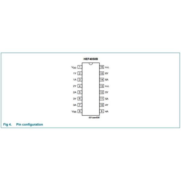 Hex Non - Inverting Buffers HEF4050BT Integrated Circuit Chip Electronics Ic Chip