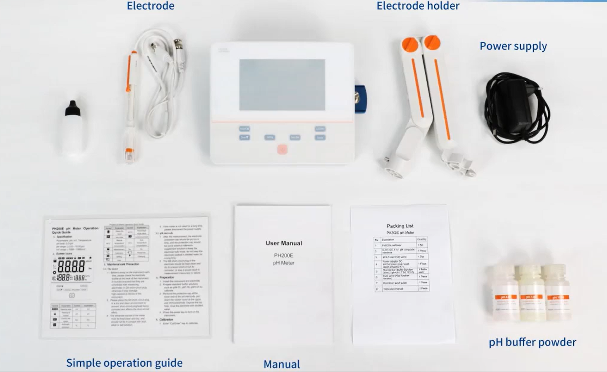 Advanced Benchtop Digital PH Meter With Temperature Compensation And Data Storage