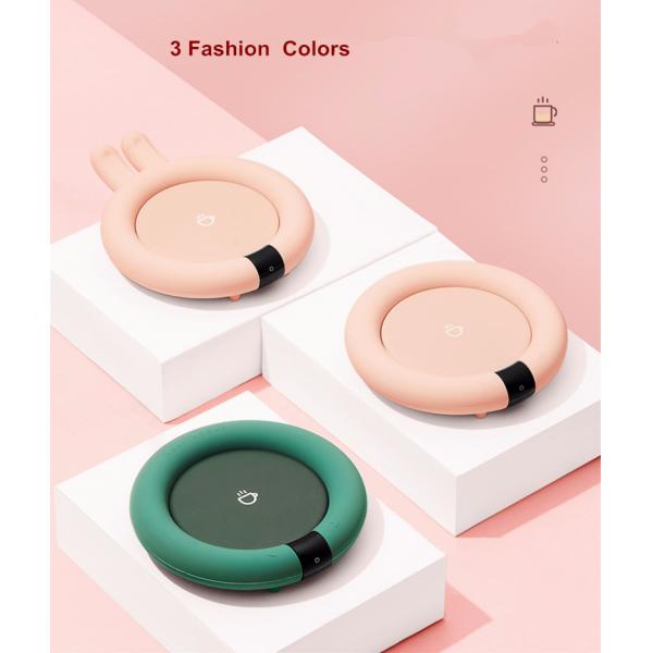DC 5V USB Heating Warm Cup Mat Constant Temperature Coaster 3 Gear Digital Display Adjustment Timing Heater for Coffee M