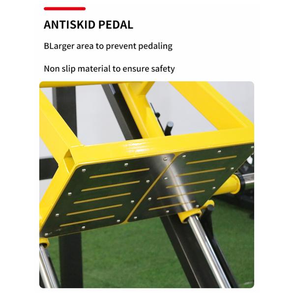 Customized Logo Availabled Plate Loaded Seated Leg Press Machine for Body Building