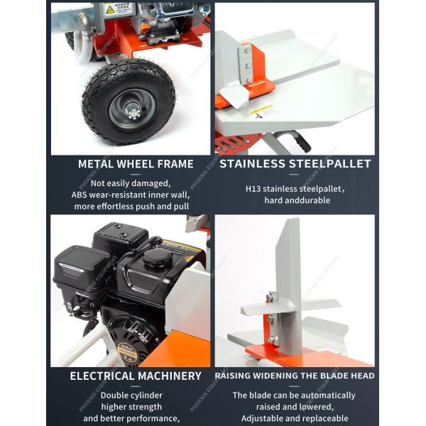 convenient 18 ton hydraulic log splitter with automatic loading and hands-on control