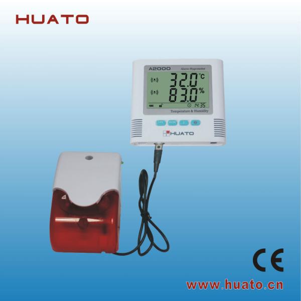 Multi Function Digital Thermometer Hygrometer With Sound / Light Alarming Function