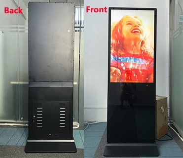 1920x1080 500nits 43" Floor Standing LCD Kiosk Android