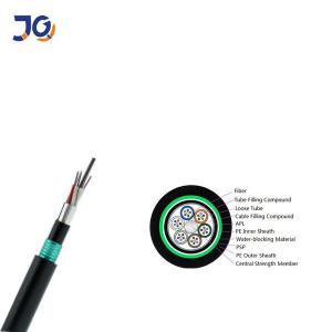 Quality Fire Retardant LSZH GYZTA53 HDPE GYTA53 Underground Directly Buried Fiber Optic Cable 4 8 12 24 48 96 Cores for sale