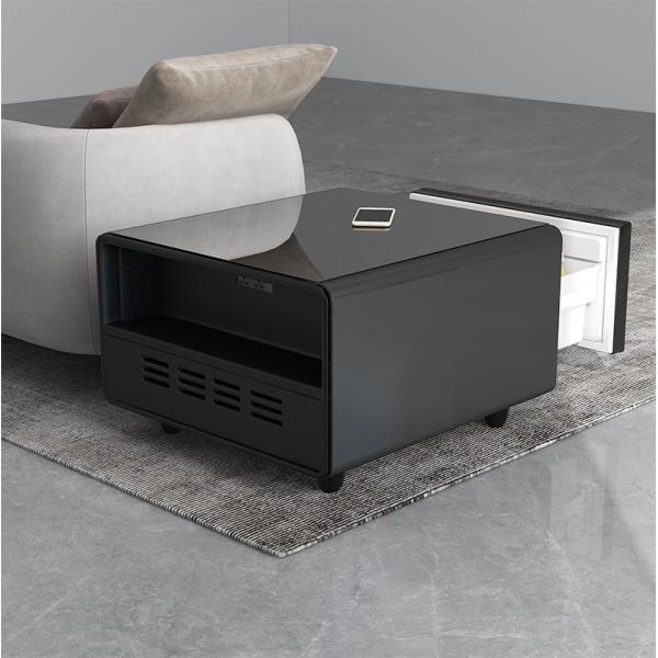 Wireless Charging Smart Tea Side Table With Compressor And 110-240V Voltage For Bedroom