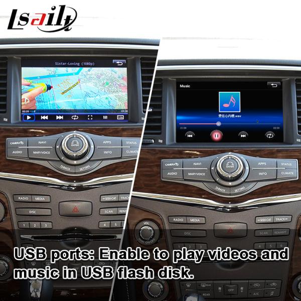 Lsailt CarPlay Interface for Nissan Armada, Quest, Pathfinder with Android Auto, upgrade original screen