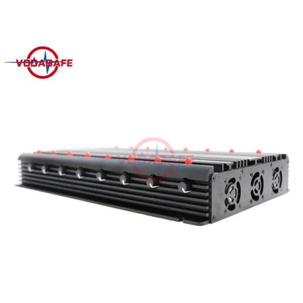 16 Channels Mobile Phone Signal Jammer Adjustable Working Range High Efficiency