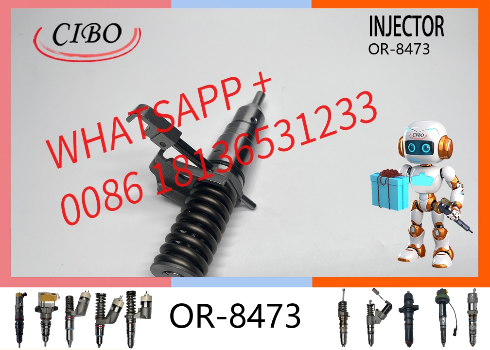 original OR-8473 Diesel Common Rail Fuel Injector for 3114 3116 E320B E325B E322B Engine Excavator Nozzle Replacement for OEM 127-8216 127-8213